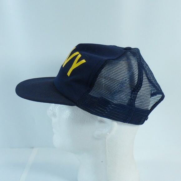 Vintage US Navy Snapback Hat Cap OSFA Made In USA Broadway Sporting Goods - Picture 4 of 8